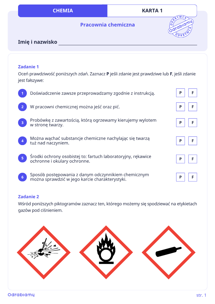 Pracownia chemiczna
